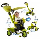 Велосипед Smart Trike Zoo 3 в 1 зеленый лягушонок